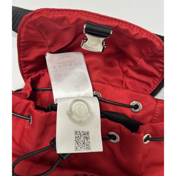 Moncler Dauphine Nylon Backpack in Dark Red - Picture 8 of 9